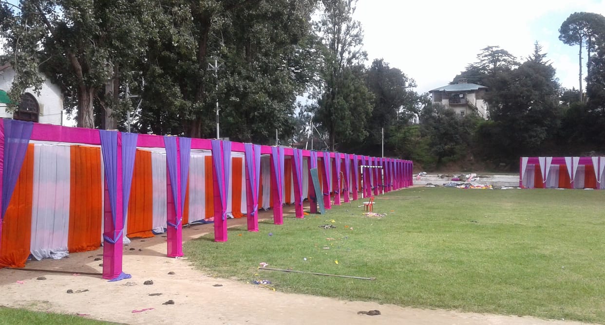 The ground will be decorated like a bride for the autumn festival