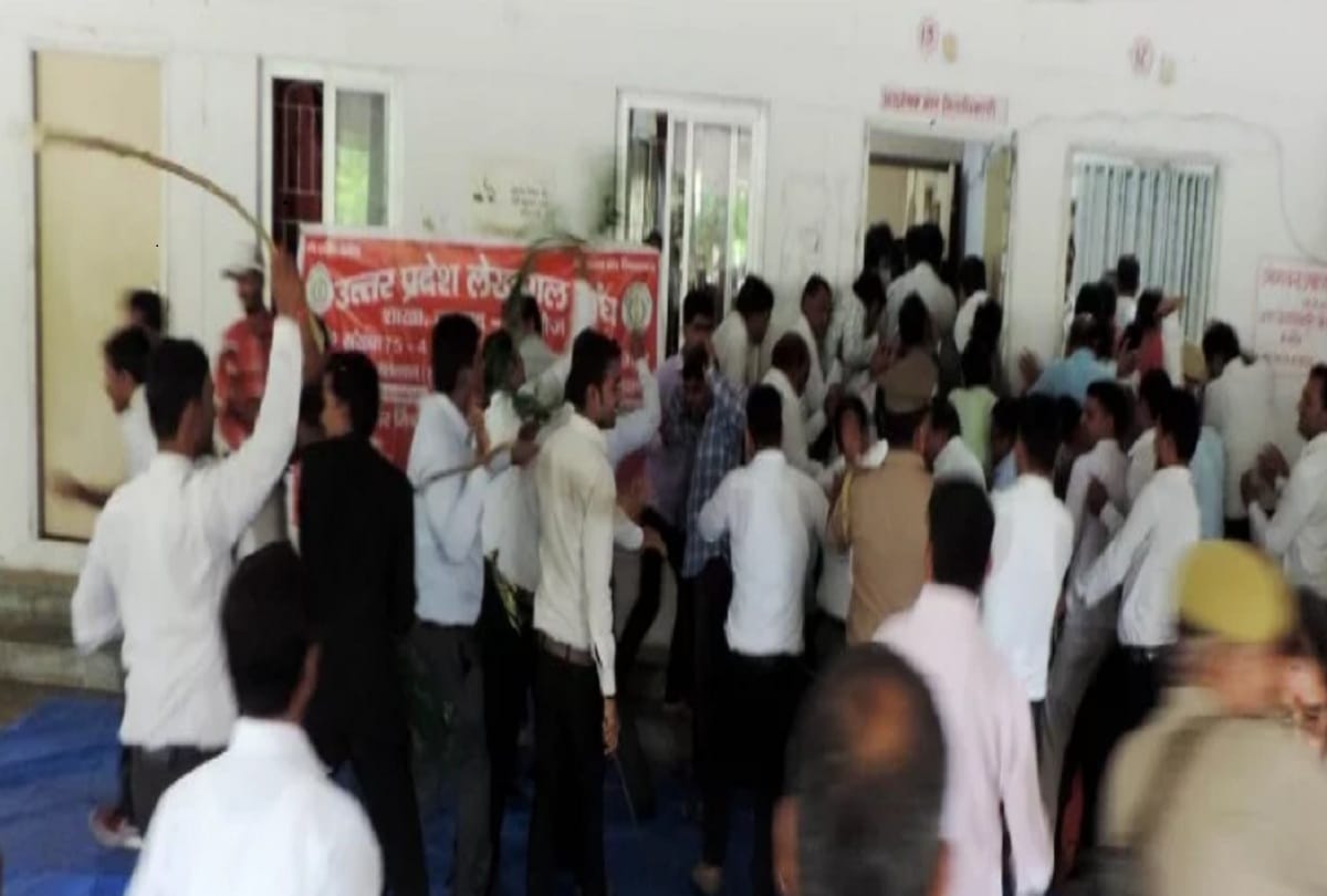 accountant beaten in front of dm and adm
