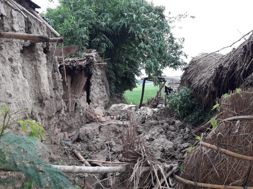 Teenager dies after being buried under wall debris