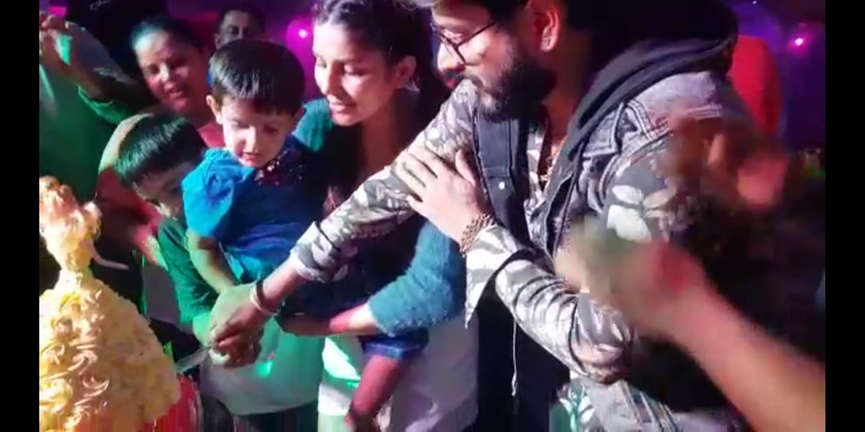 Sapna Chaudhary celebrated her birthday in Ramnagar