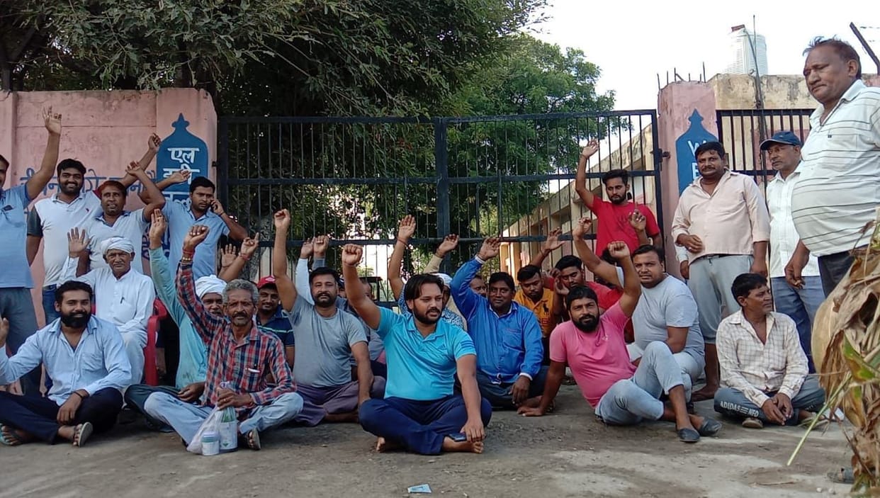 protest for electricity