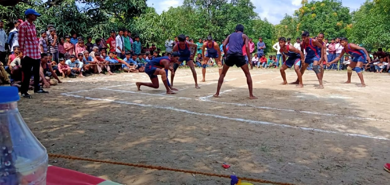 Saranwajpur's team champion in kabaddi