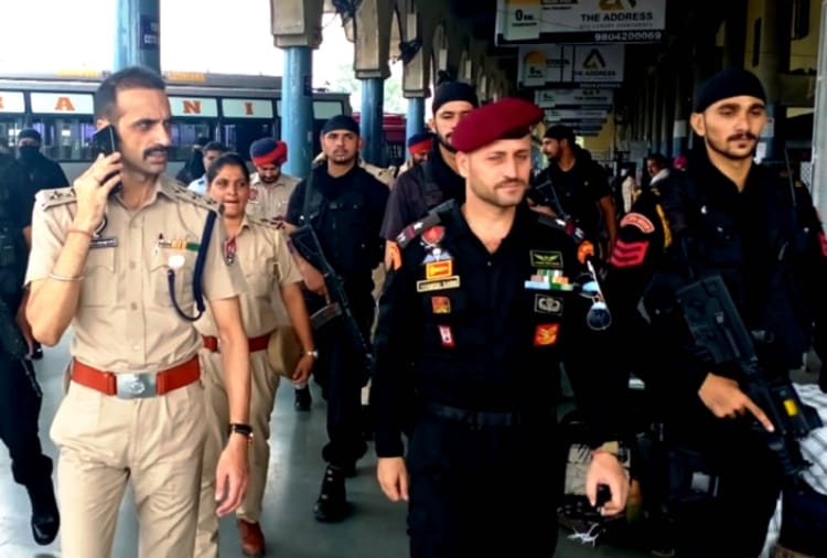 Alert In Punjab and search operation In Pathankot Due To Threat Of Terrorist Attack