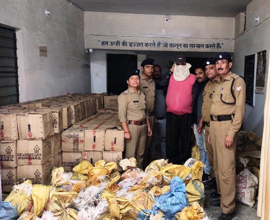 Huge Stock of Illicit Liquor caught after raid in House in Udham singh nagar
