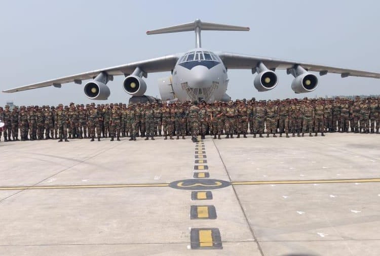 Indian Army, Contingent of Grenadiers reached Adampur airbase, Jalandhar