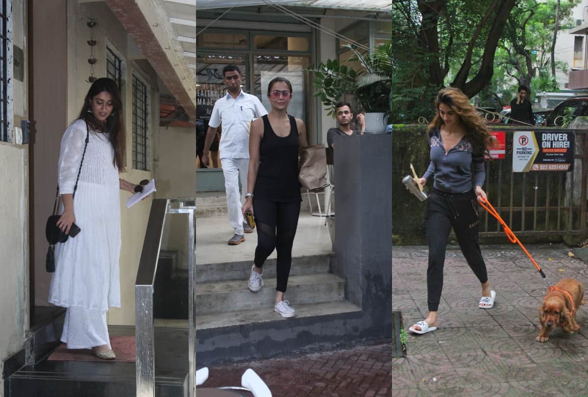 Disha Patani Riteish Deshmuk Malaika Arora Tara Sutaria Kartik Aaryan spotted in mumbai