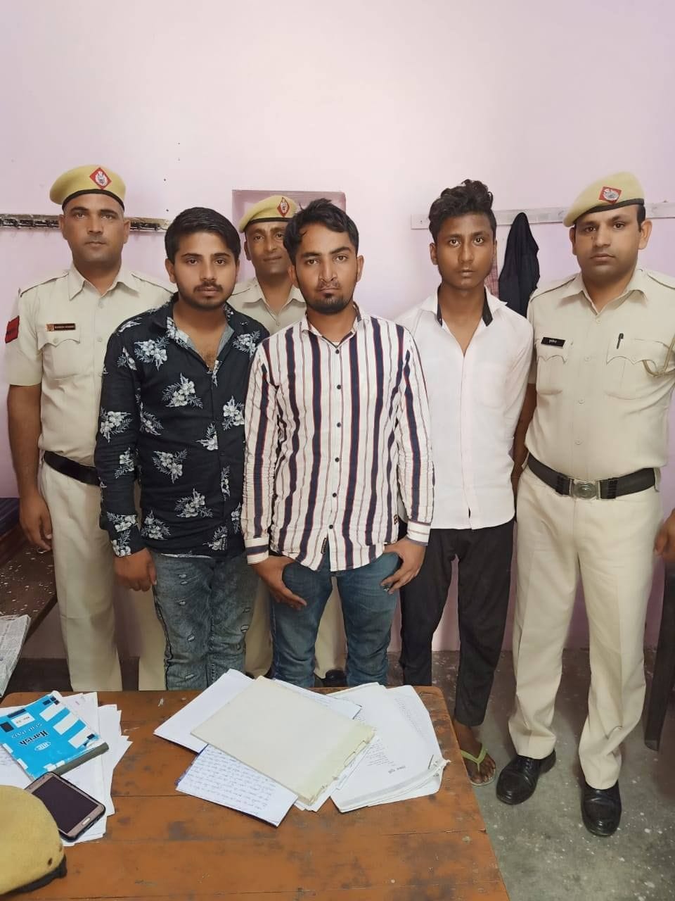 robbery accused arrested