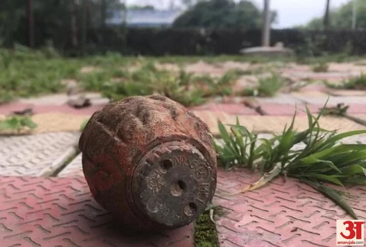 50 years old grenade child found while going to school and bring in class in reasi jammu kashmir