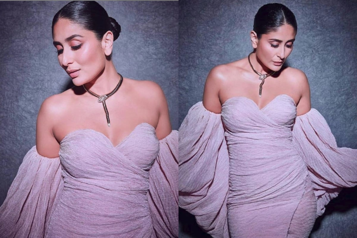 kareena kapoor looks gorgeous lilac gown in dance india dance finale