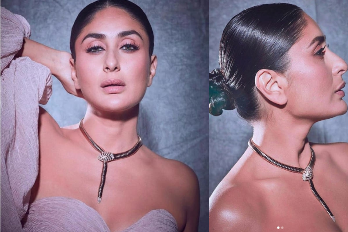 kareena kapoor looks gorgeous lilac gown in dance india dance finale