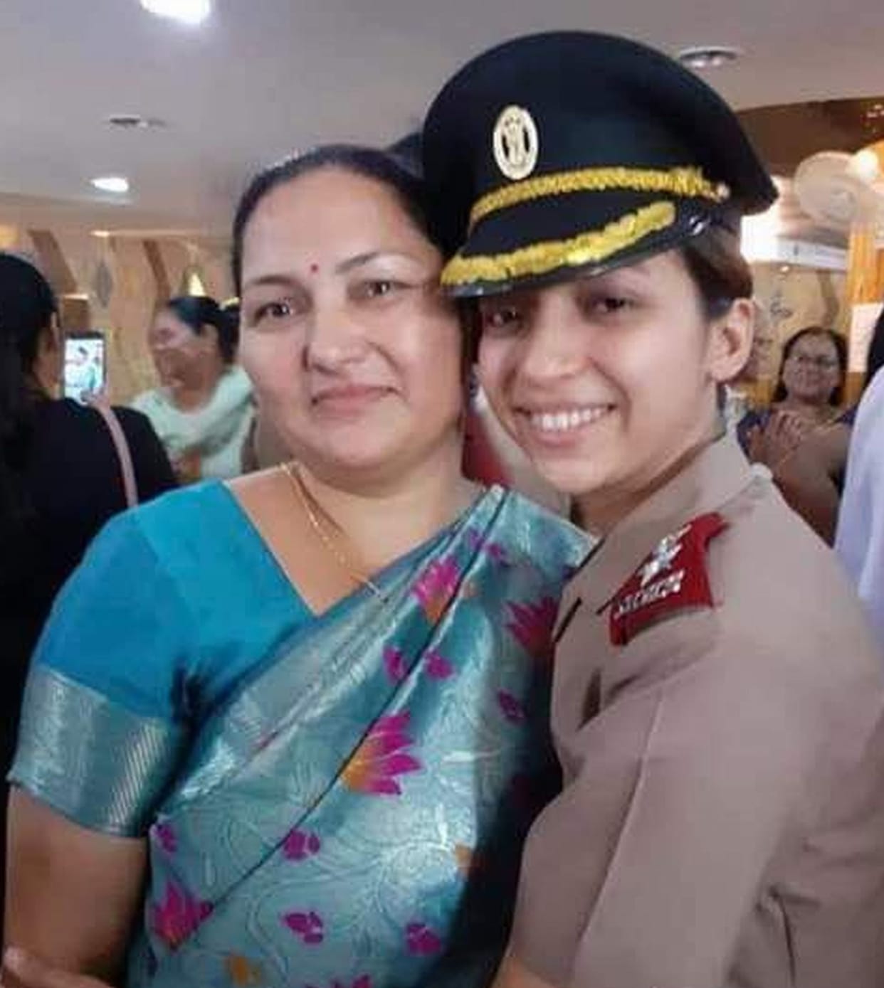 komal became officer in army