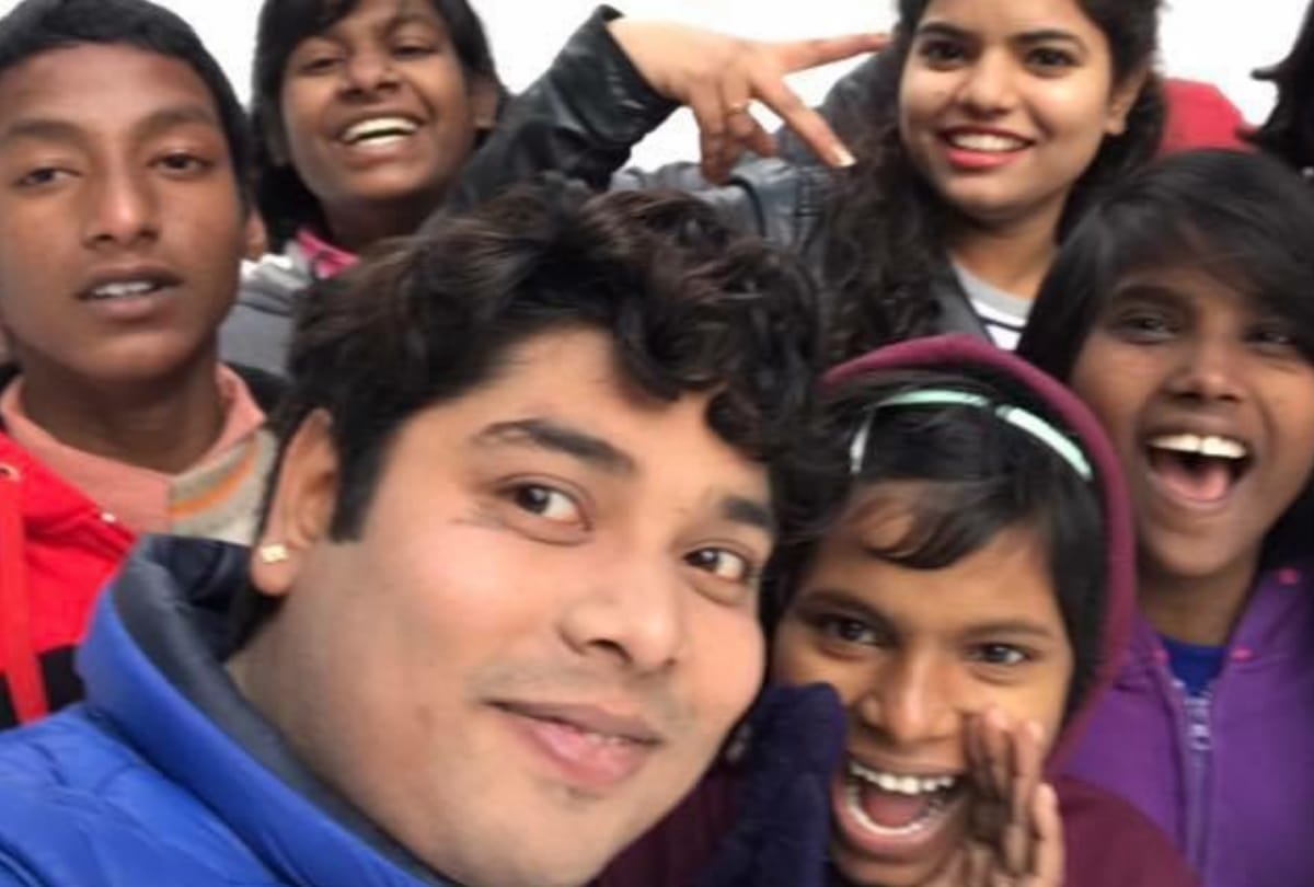 two friends atharv and shalu take care of special children