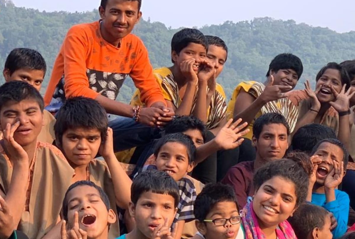 two friends atharv and shalu take care of special children
