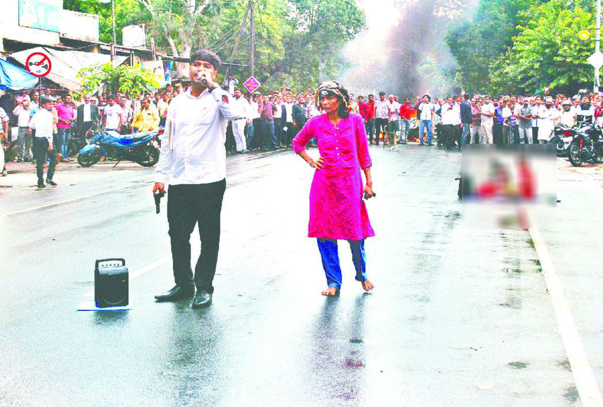 young man and his girlfriend sent to jail for open fire in mathura