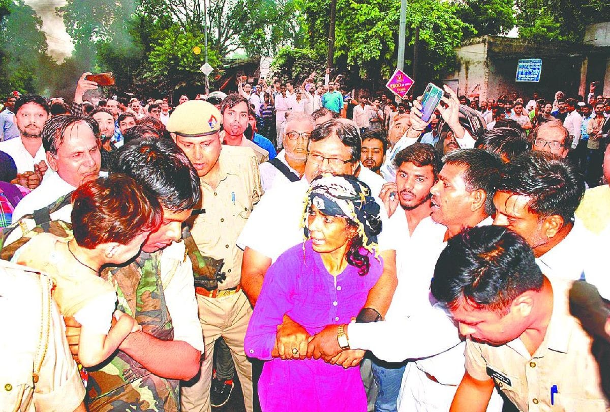 young man and his girlfriend sent to jail for open fire in mathura