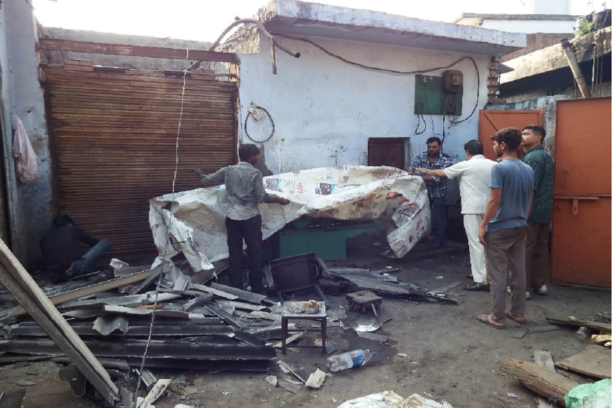Two worker death after fire has in a factory at Meerut city