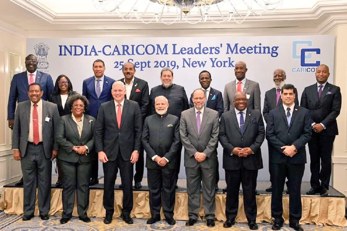 PM Narendra Modi held a meeting with CARICOM Countries on margin of UNGA