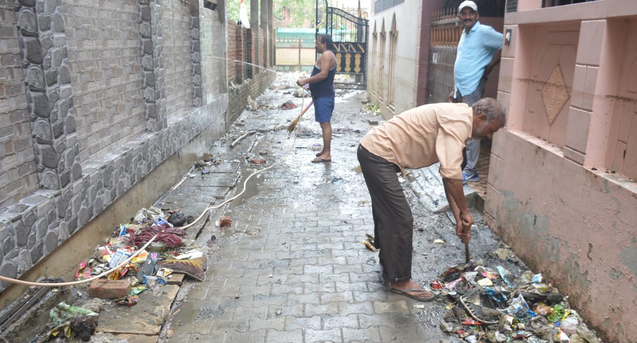 prayagraj- dirt and dirty water, trouble everywhere