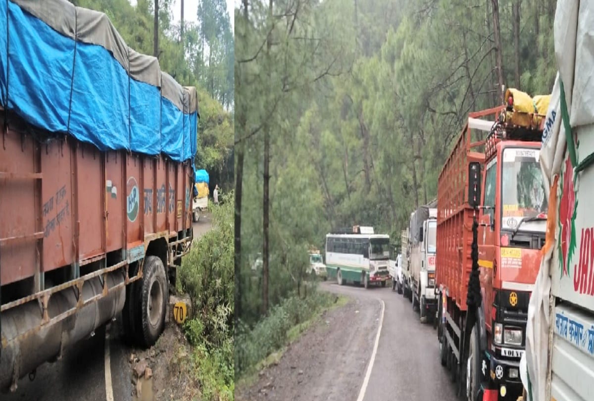 Truck stuck on Mandi-Pathankot highway, hundreds of vehicles stranded for nine hours