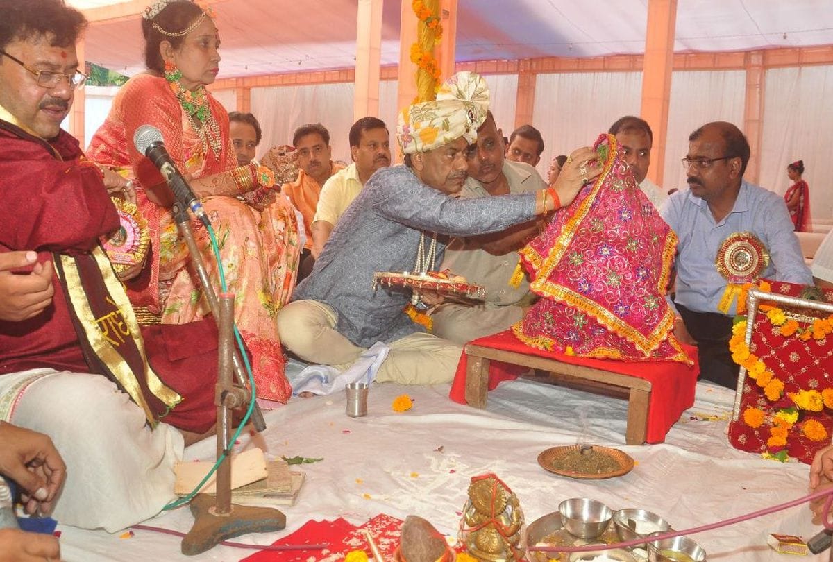 tulsi saligram vivah in janakpuri mahotsav 2019 agra