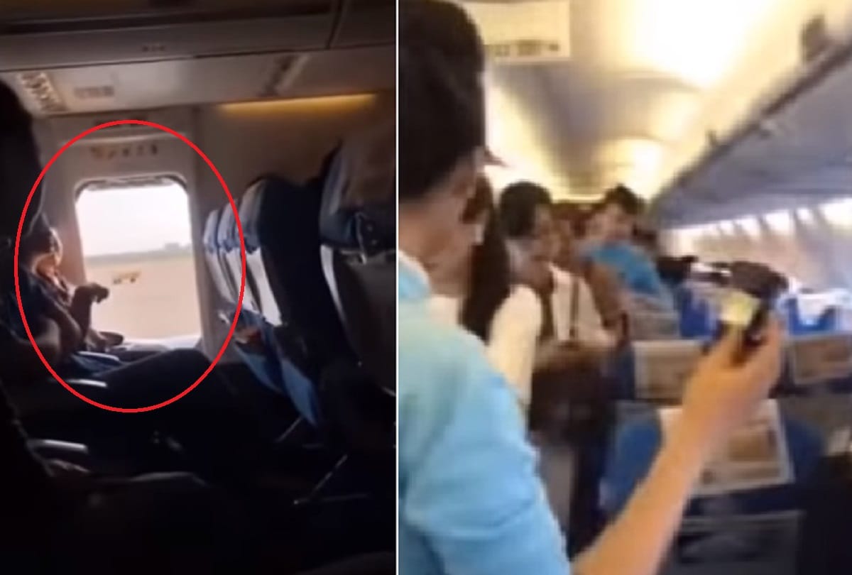 Woman opens plane emergency exit door for fresh air in China video viral on social media
