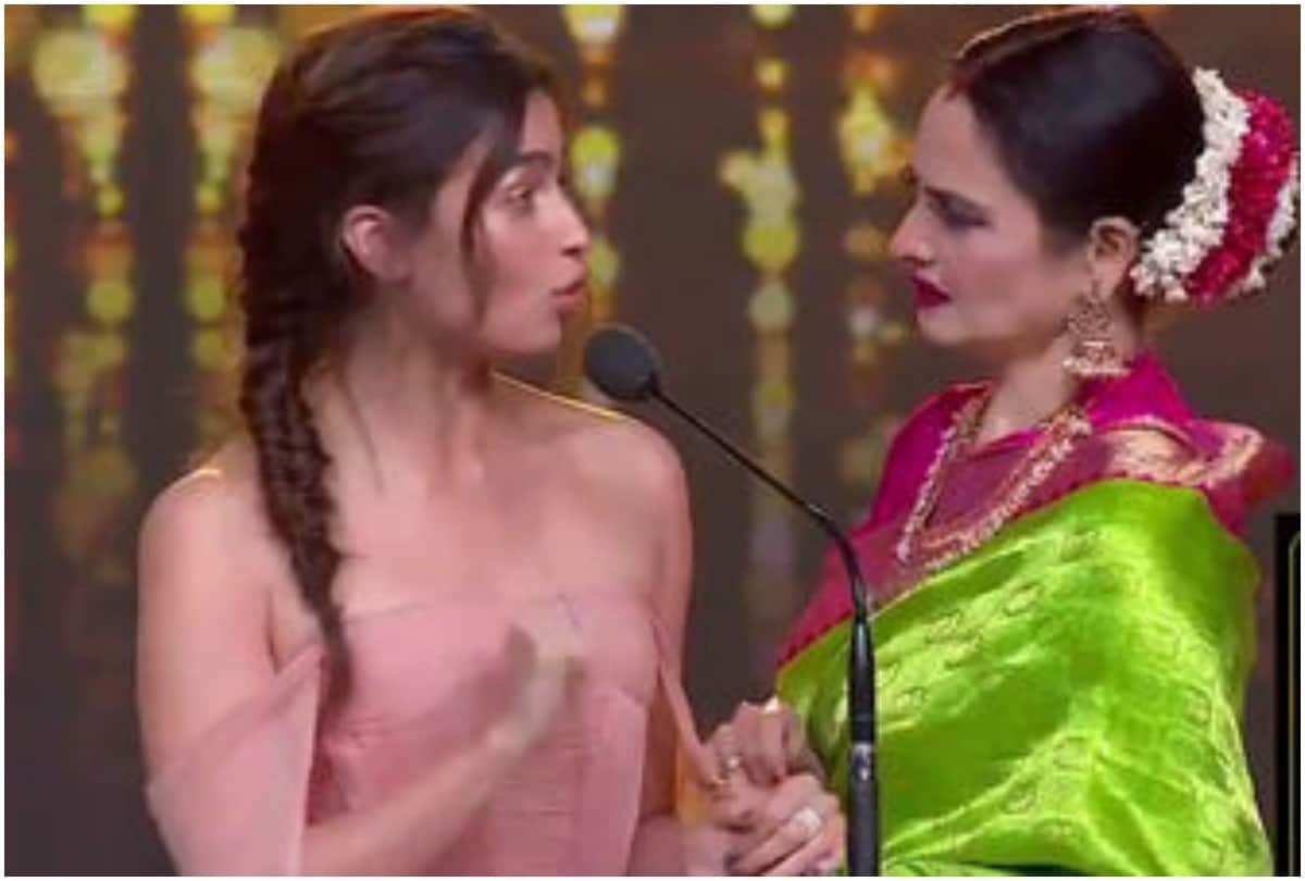 IIFA 2019 Rekha repeat Alia Bhatt dialouge Gullu Gullu from Gully Boy film video viral