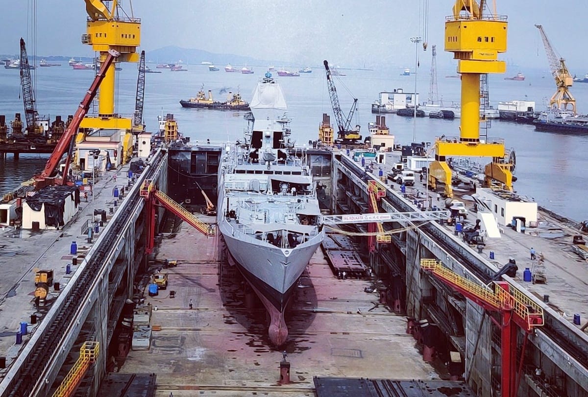 Indian Navy first dry dock in Mumbai, aircraft carrier INS Vikramaditya will also be repaired