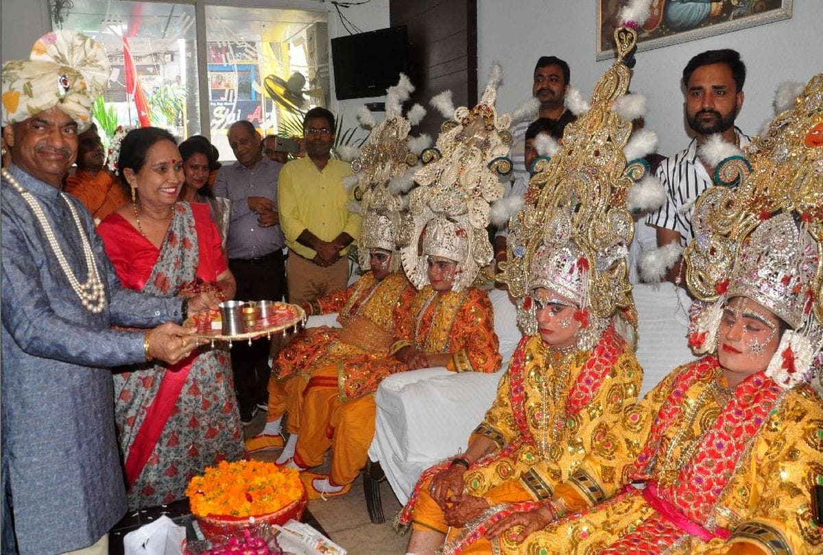 ram barat warm welcomes in janakpuri mahotsav 2019 agra