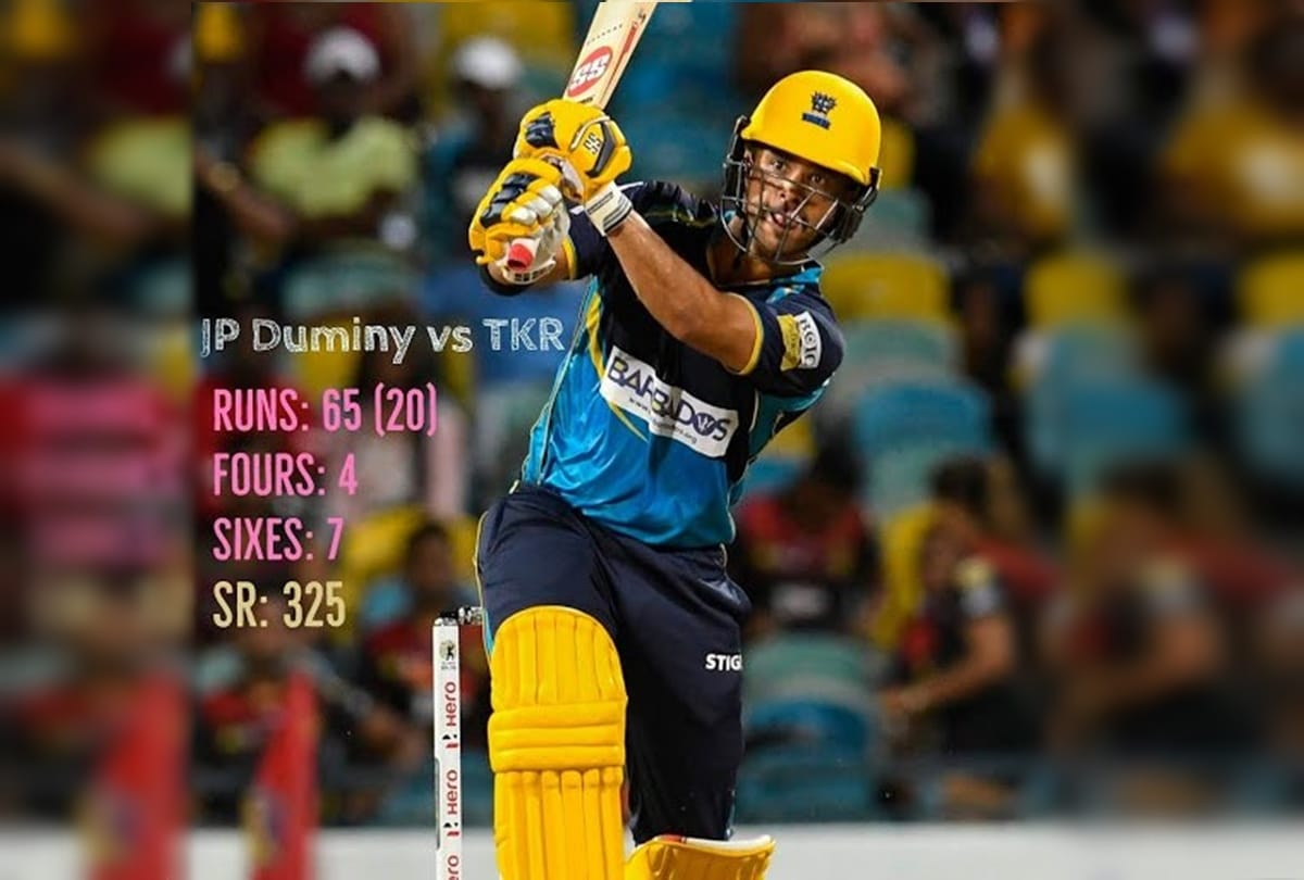 JP Duminy smashes record fifty in Caribbean league 2019