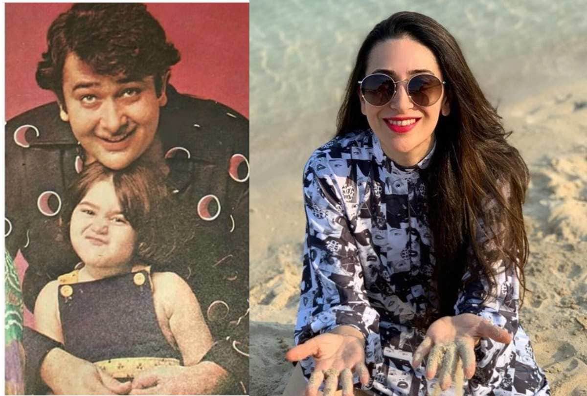 karisma kapoor share her childhood photo with father randhir kapoor