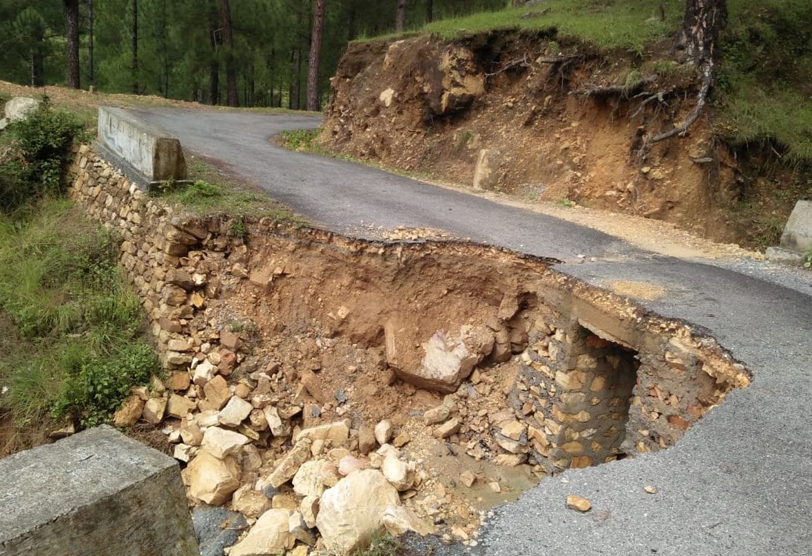 bridge collapsed in bageshwar