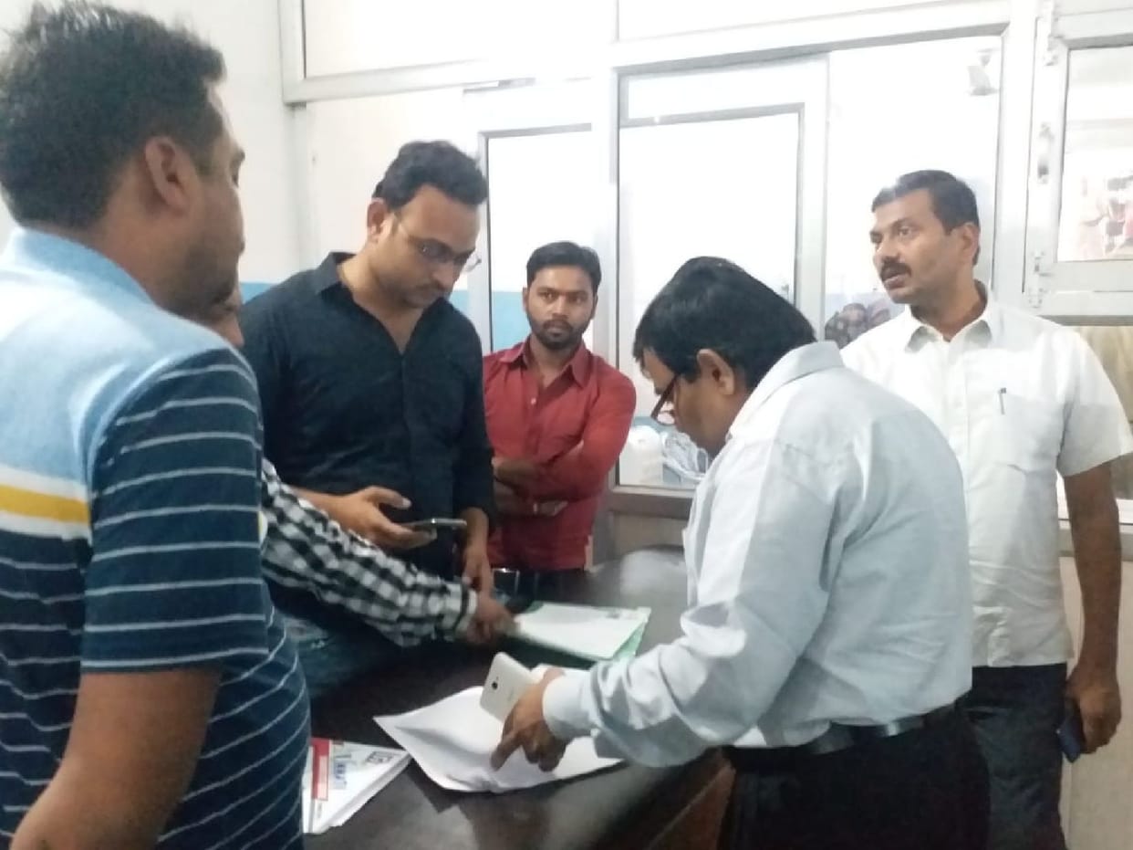 Missing found operator and doctor, city clinic seal