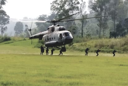 Troops of India and Thailand participated in joint military exercise maitree