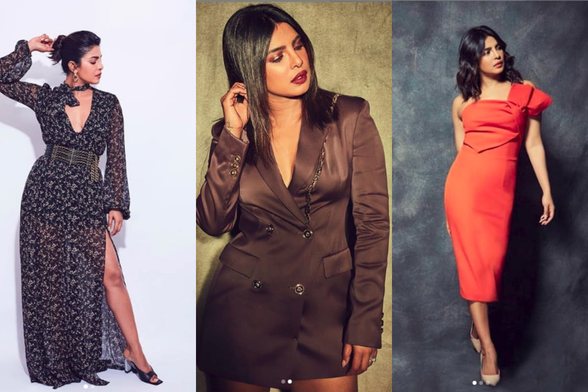priyanka chopra sets glamorous looks during sky is pink promotion India