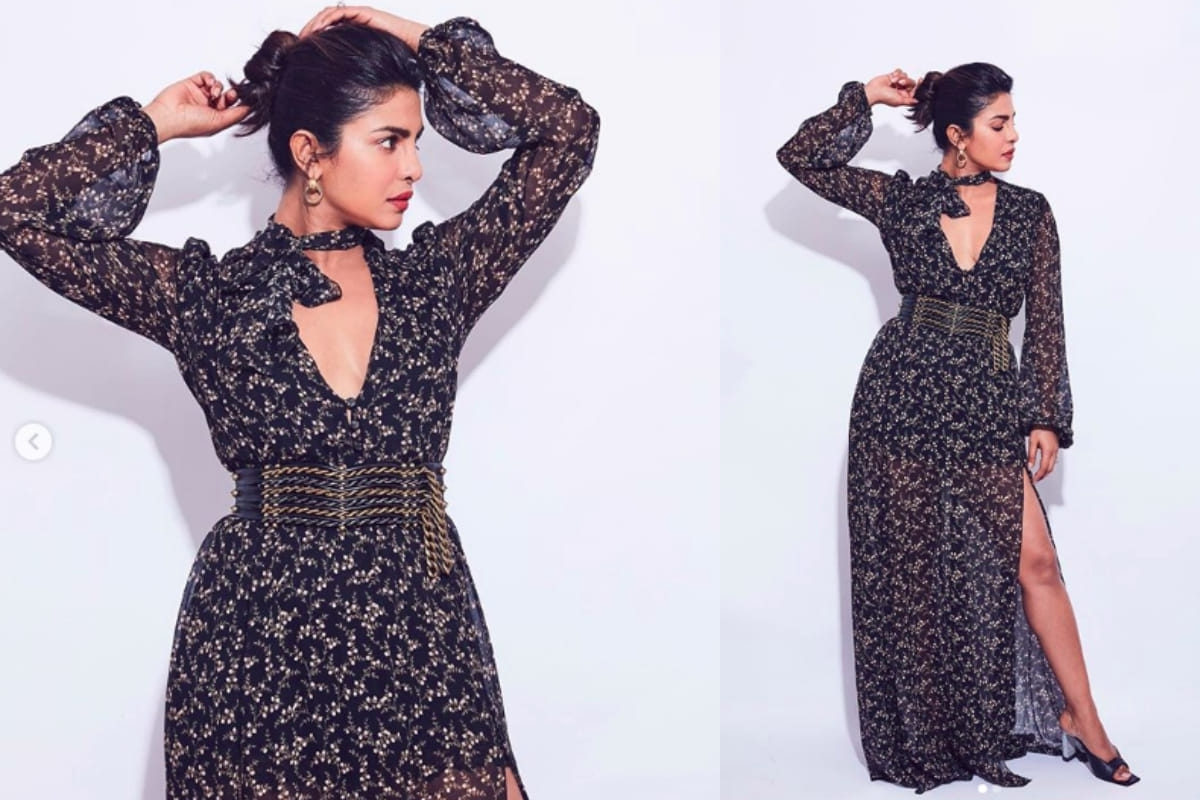 priyanka chopra sets glamorous looks during sky is pink promotion India