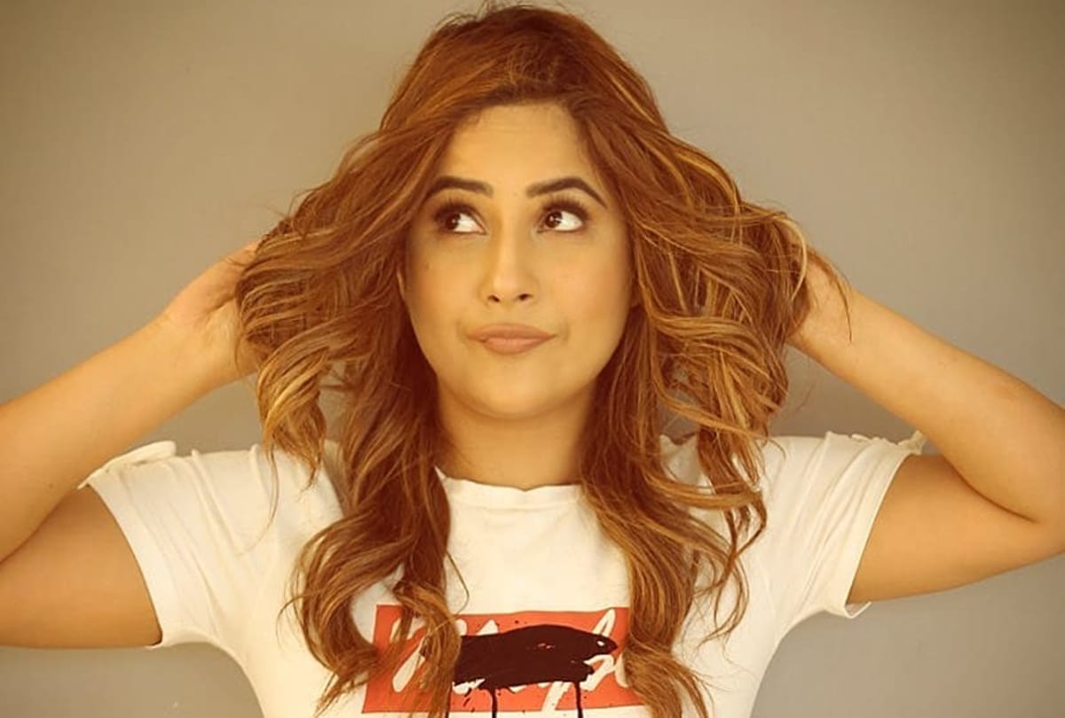 Shehnaaz Gill Grand Mother hospitalise father Shares Pic