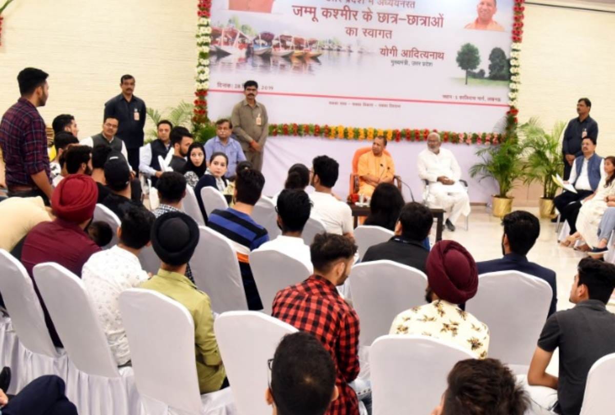 cm yogi assured kashmiri students in uttar pradesh, both share thoughts hartley, photos