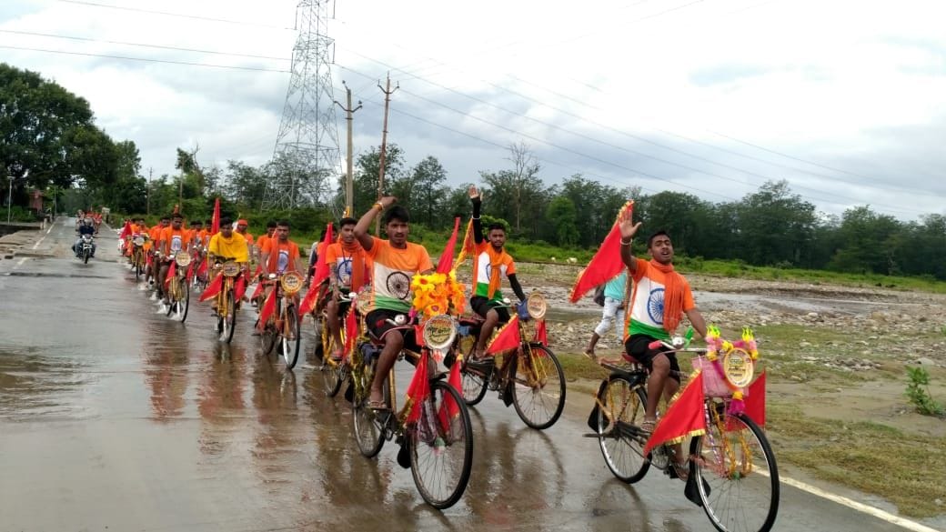 Devotees reached to maa Poornagiri Dham