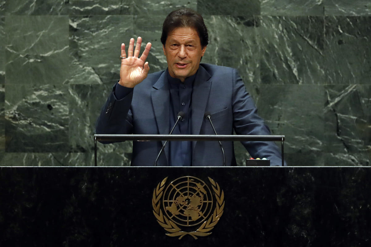 Pakistani PM Imran Khan UNGA speech quoting Several Times PM Narendra Modi and India
