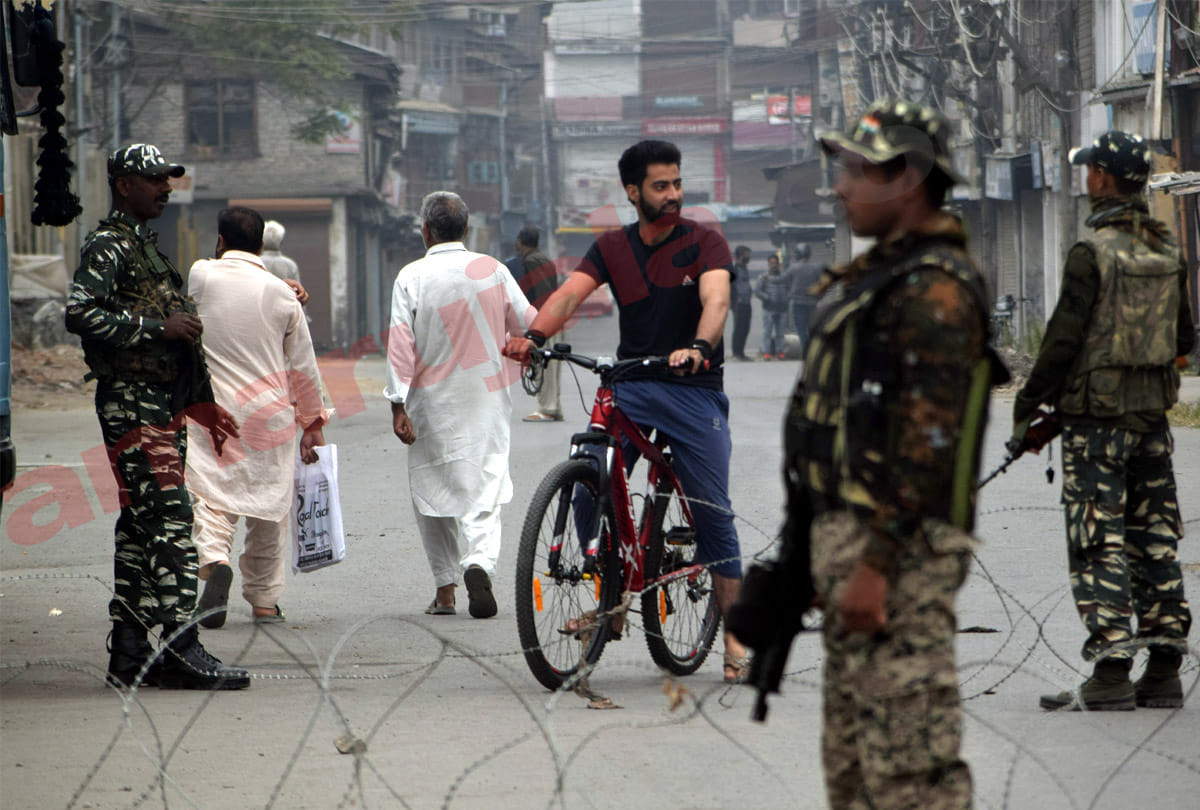 Increased security in Srinagar after Imran Khan's statement, jammu kashmir news