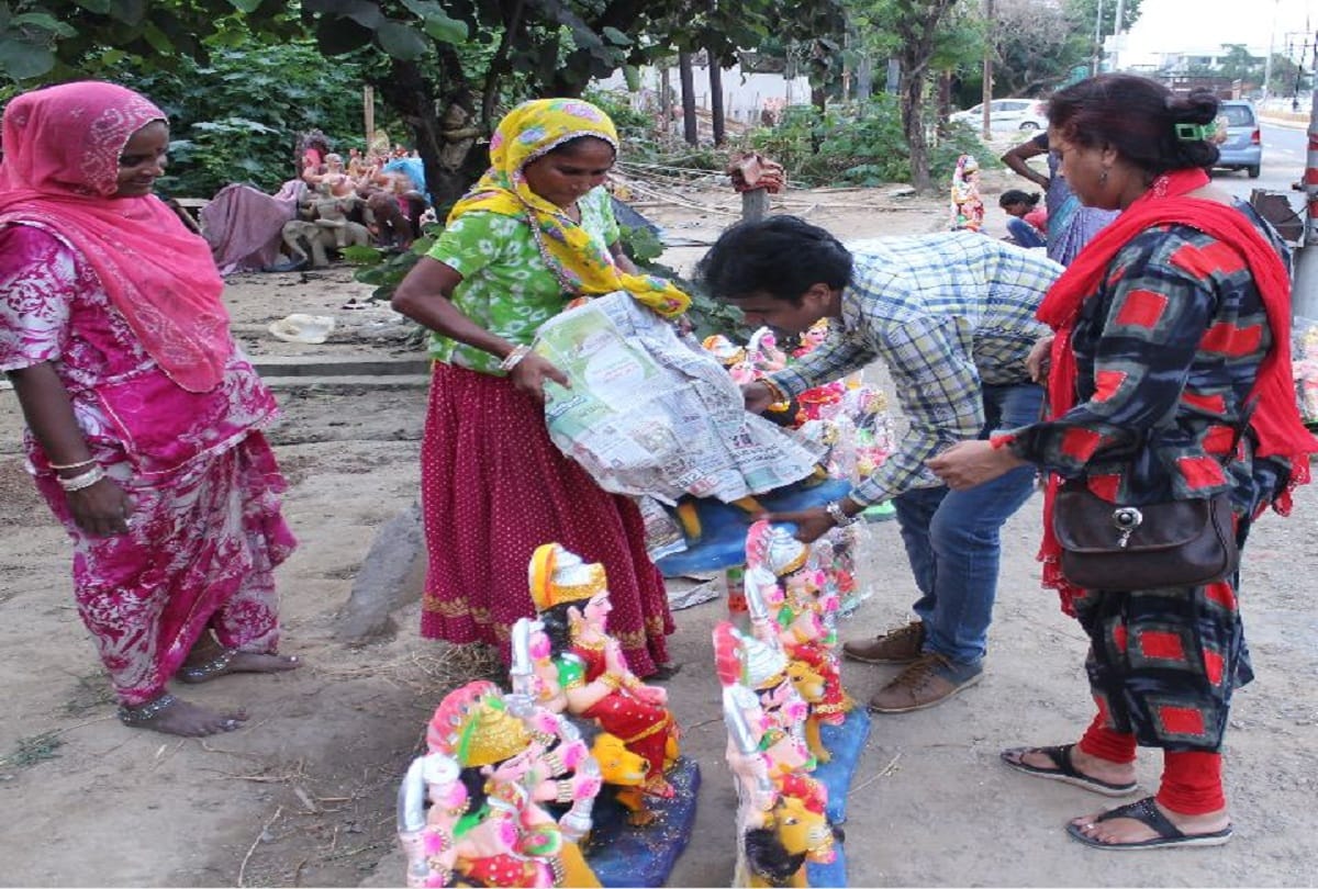 Navratri and Durga Puja in Delhi NCR preparations images durga idols ramleela