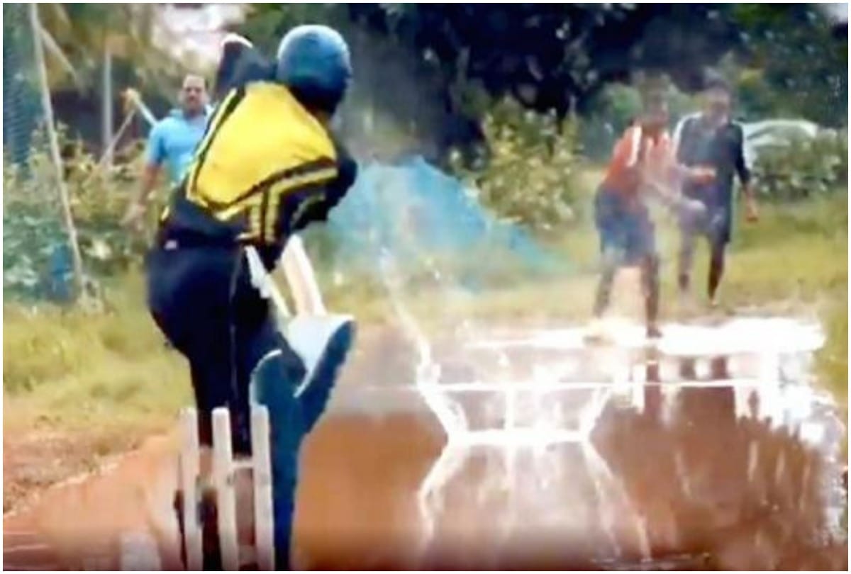 Sachin Tendulkar Shares Rare Training Clip of Him Practicing on Water logged Pitch