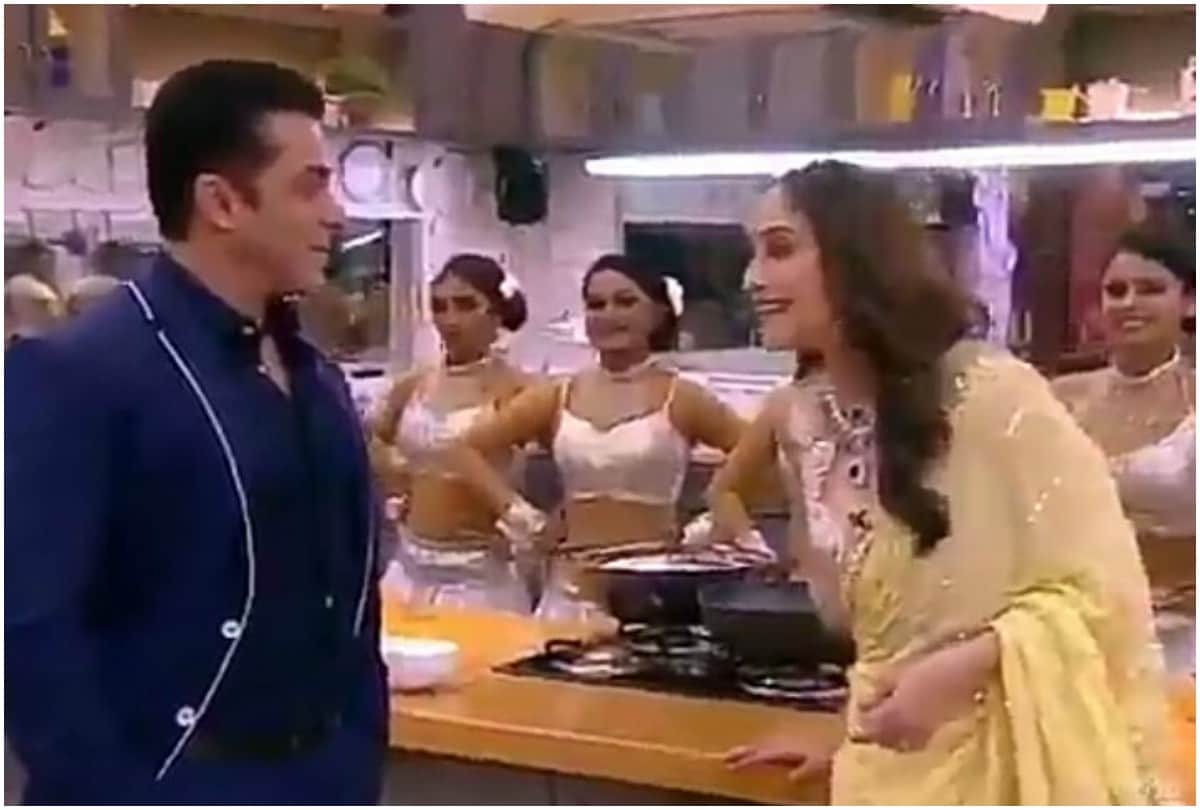 Salman Khan along with Madhuri Dixit enter in Bigg Boss 13 house today on Dance Deewane 2