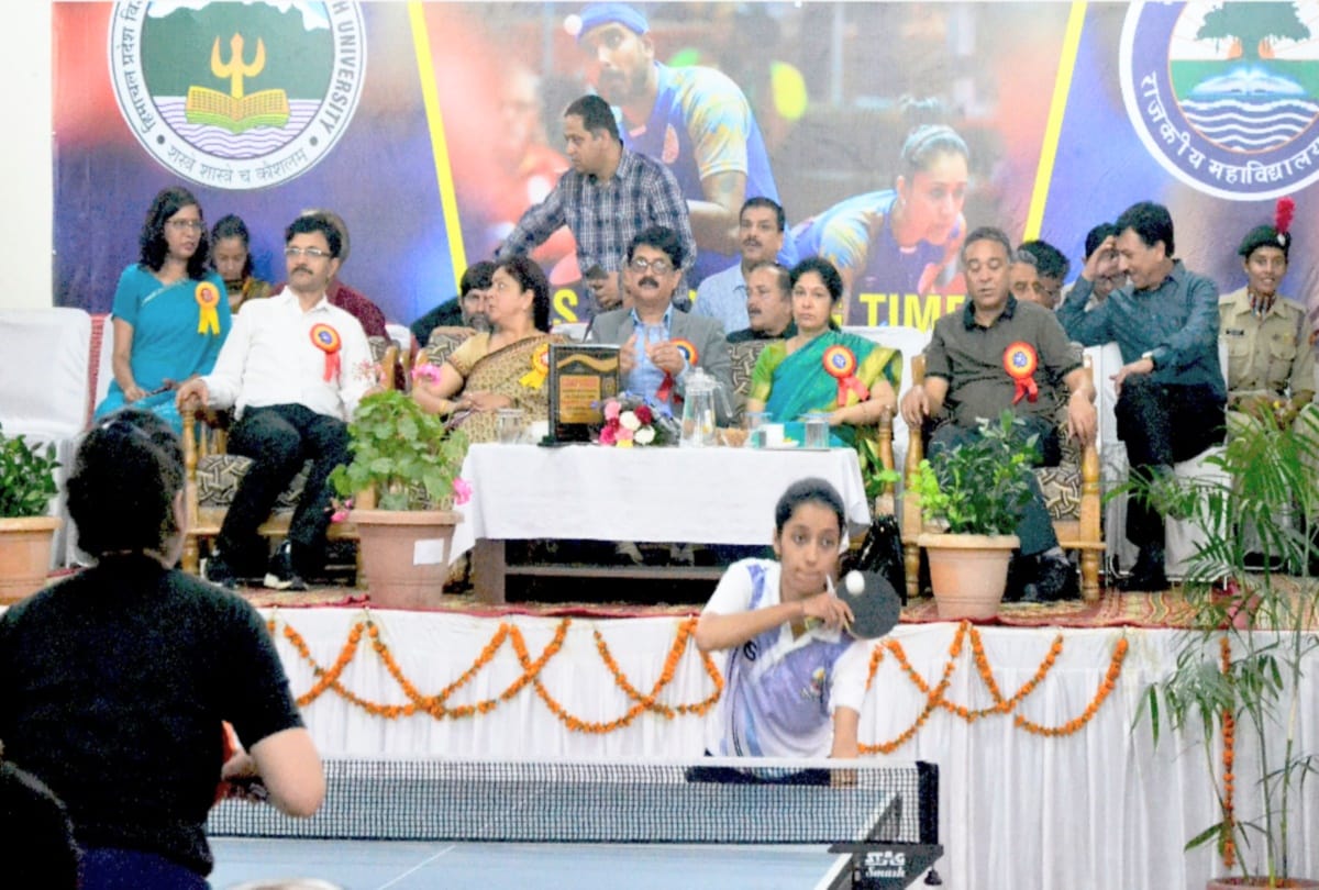 Degree College Solan Champion for the second time in Table Tennis
