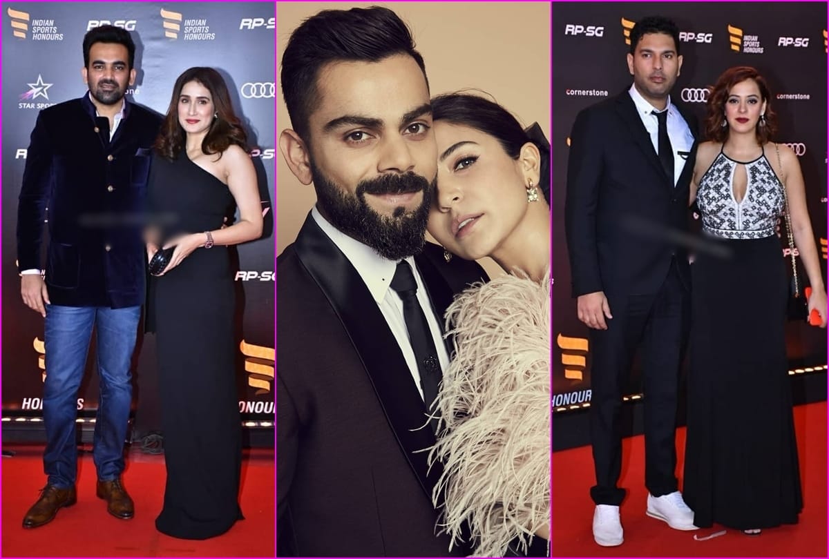 Virat Kohli, Zaheer Khan, Yuvraj attends Indian Sports Honours annual ceremony with wife there wife