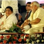 Lata Mangeshkar and PM Modi