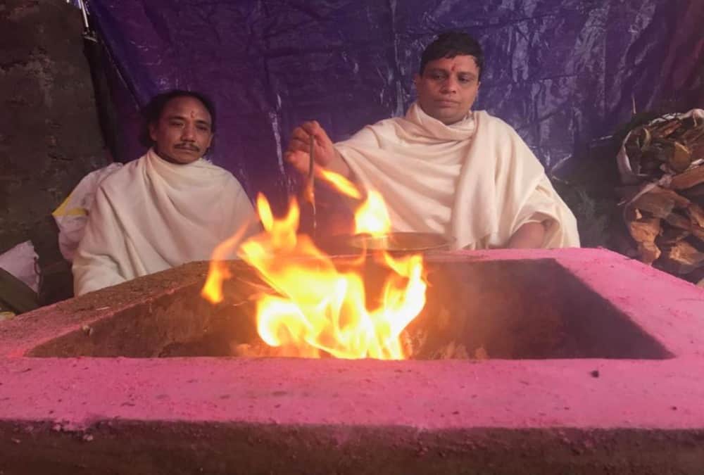 Patanjali CEO Acharya Balkrishna spent time in kedarnath for yagya and Meditation