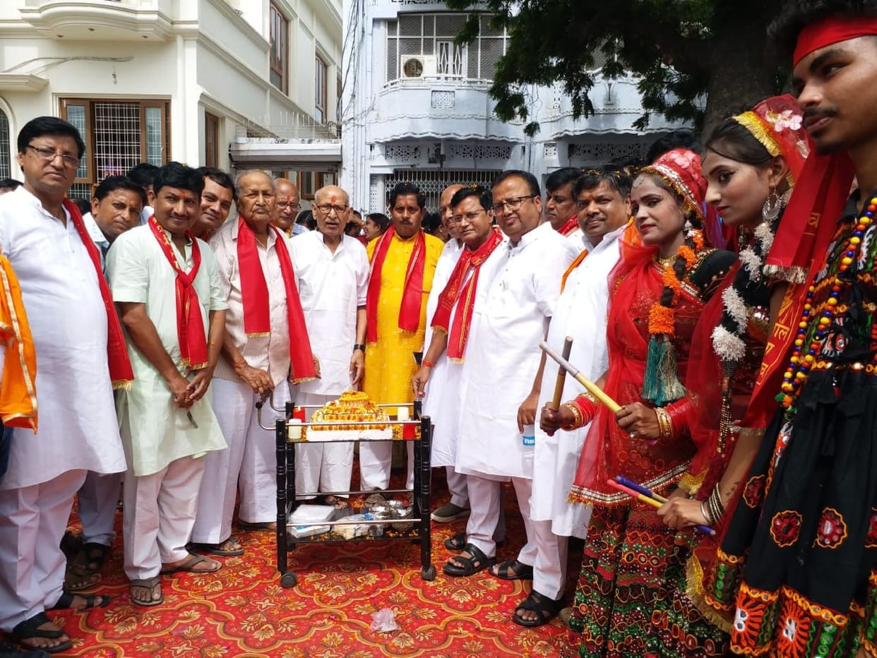 Procession taken out on Maharaja Agrasen's birth anniversary