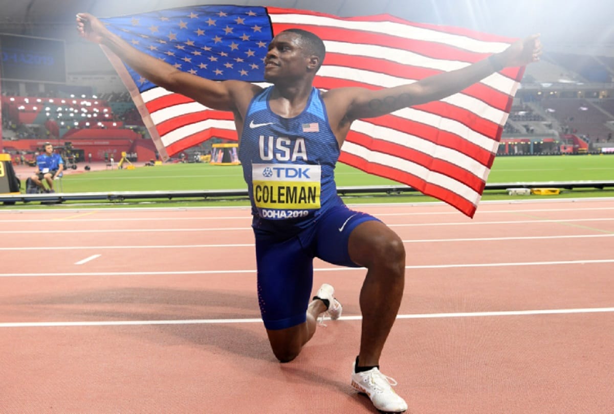 100m world champion Christian Coleman suspended for missing doping tests