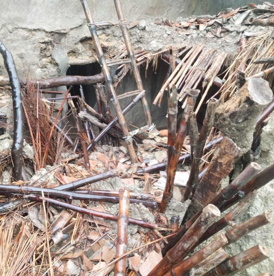 four dead in wall damage